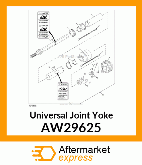 Universal Joint Yoke AW29625