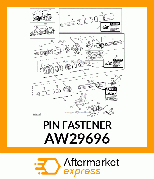 PIN ASSEMBLY KIT AW29696