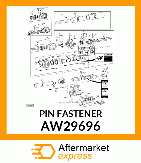 PIN ASSEMBLY KIT AW29696