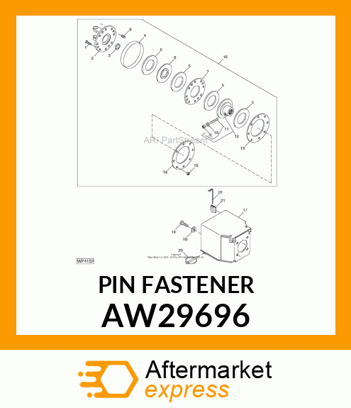 PIN ASSEMBLY KIT AW29696