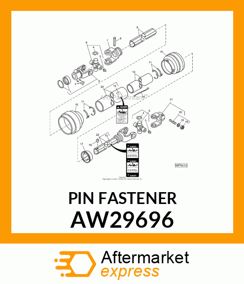 PIN ASSEMBLY KIT AW29696