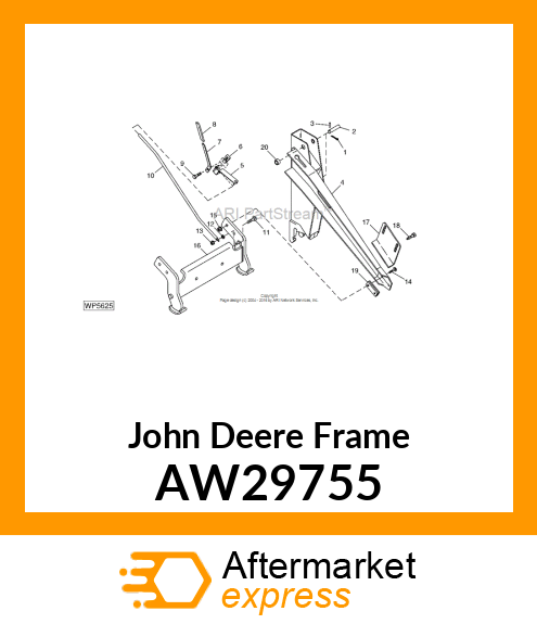 FRAME, FRONT AW29755