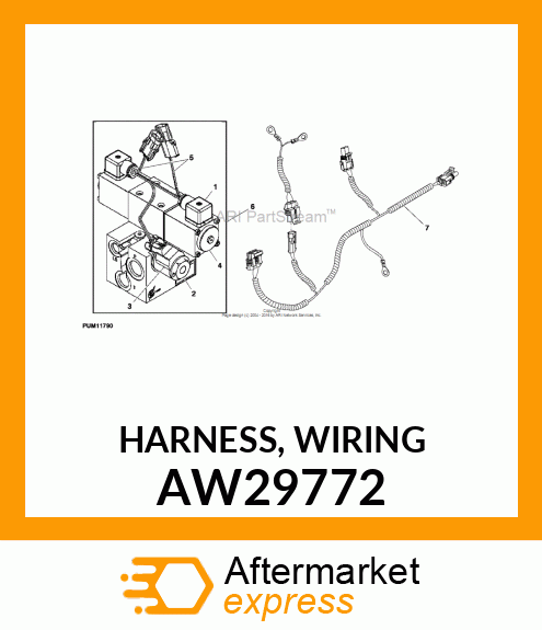 HARNESS, WIRING AW29772