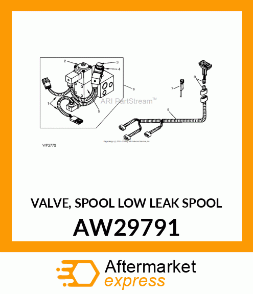 VALVE, SPOOL (LOW LEAK SPOOL) AW29791