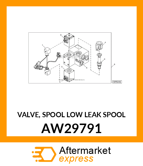 VALVE, SPOOL (LOW LEAK SPOOL) AW29791