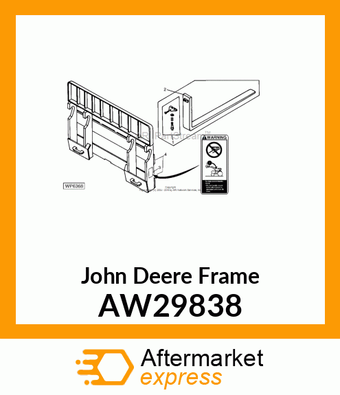 FRAME, FORKLIFT AW29838