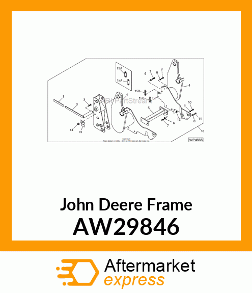 FRAME, MOUNTING (RH) AW29846