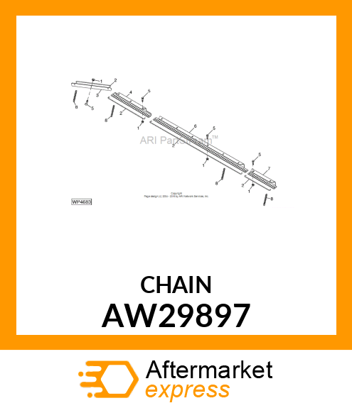 LINK CHAIN, CHAIN (LINK) AW29897