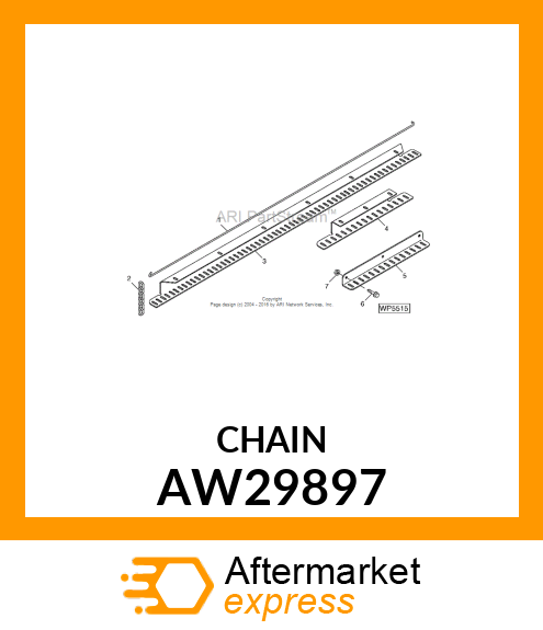 LINK CHAIN, CHAIN (LINK) AW29897