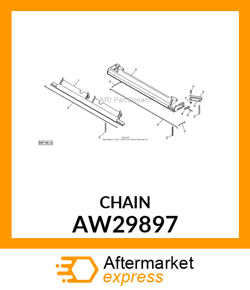 LINK CHAIN, CHAIN (LINK) AW29897