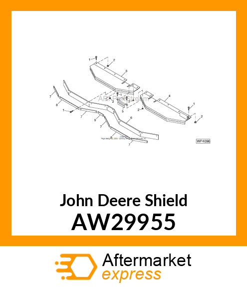 SHIELD, SHIELD, FRONT RH, MX10 HX AW29955