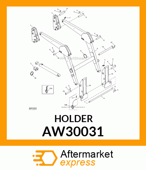 HOLDER (LH) ASSEMBLY AW30031