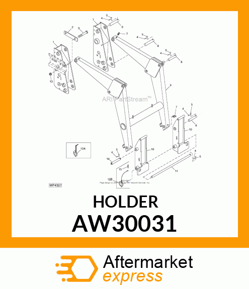 HOLDER (LH) ASSEMBLY AW30031