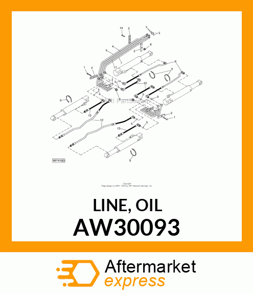 LINE, OIL AW30093