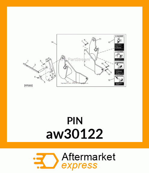 PIN ASSEMBLY aw30122