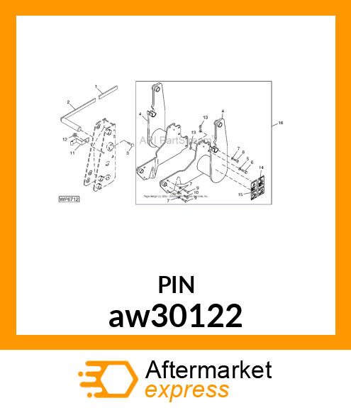 PIN ASSEMBLY aw30122