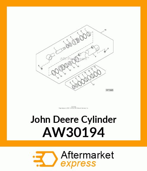 CYLINDER ASSEMBLY AW30194