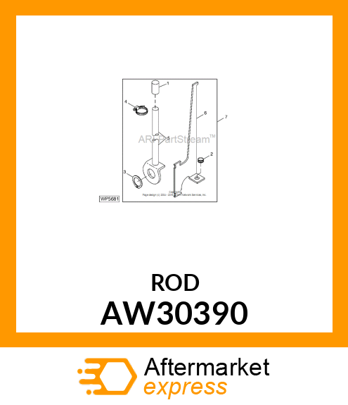 ROD ASSEMBLY (SL) AW30390