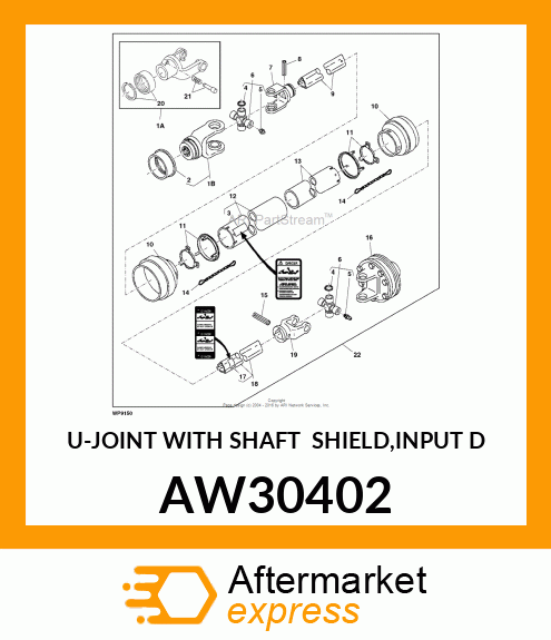 Joint With Shaft amp; Shield AW30402