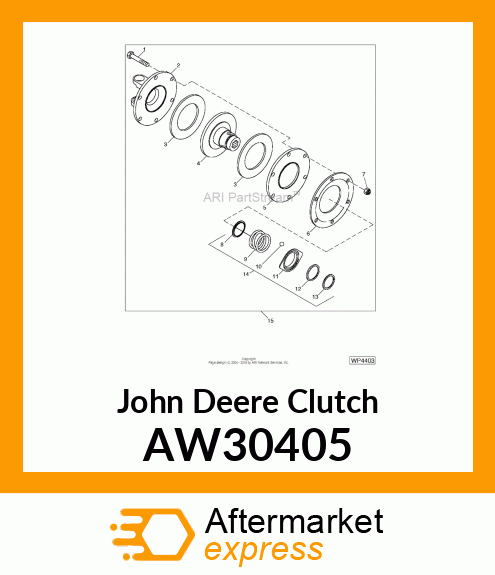 CLUTCH ASSEMBLY AW30405