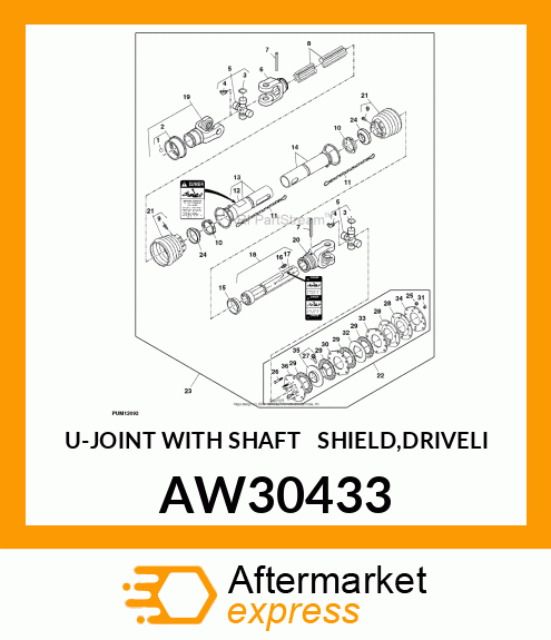 Joint With Shaft amp; Shield AW30433