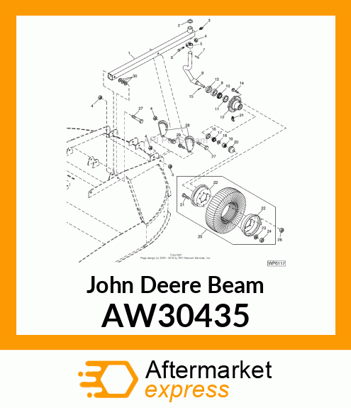 BEAM, BEAM,AXLE AW30435