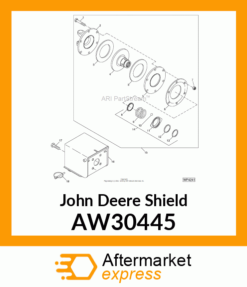 SHIELD, SHIELD,INPUT CLUTCH AW30445