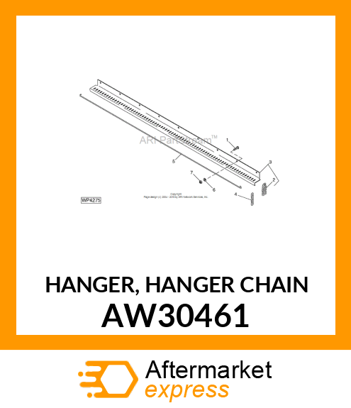 HANGER, HANGER (CHAIN) AW30461