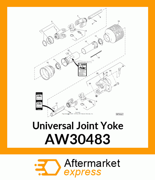 Universal Joint Yoke AW30483