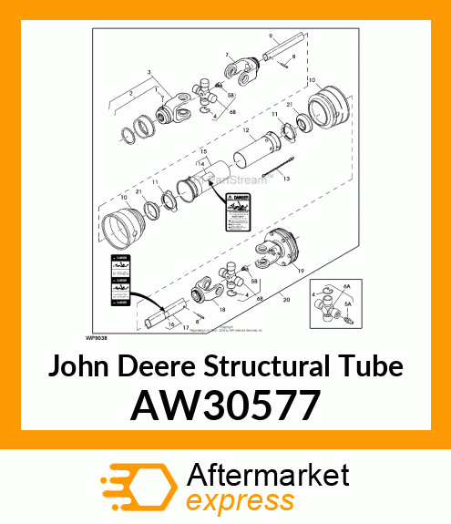 STRUCTURAL TUBING, TUBE ASSEMBLY, O AW30577