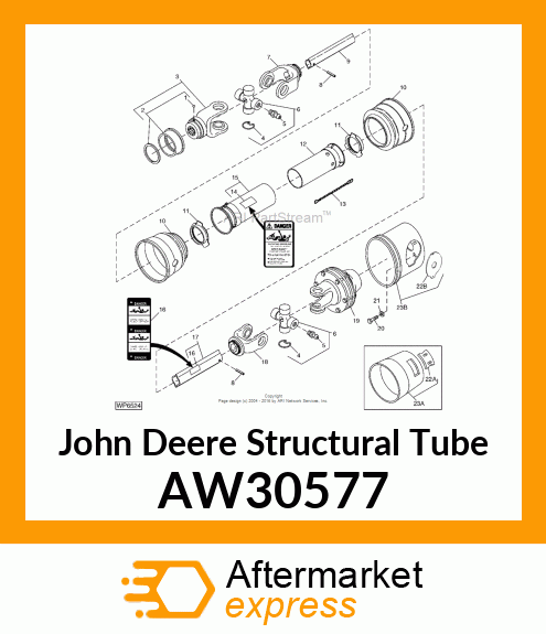 STRUCTURAL TUBING, TUBE ASSEMBLY, O AW30577