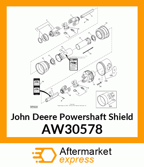 POWERSHAFT SHIELD, SHIELD ASSEMBLY, AW30578