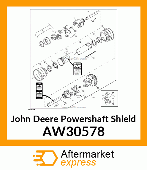 POWERSHAFT SHIELD, SHIELD ASSEMBLY, AW30578