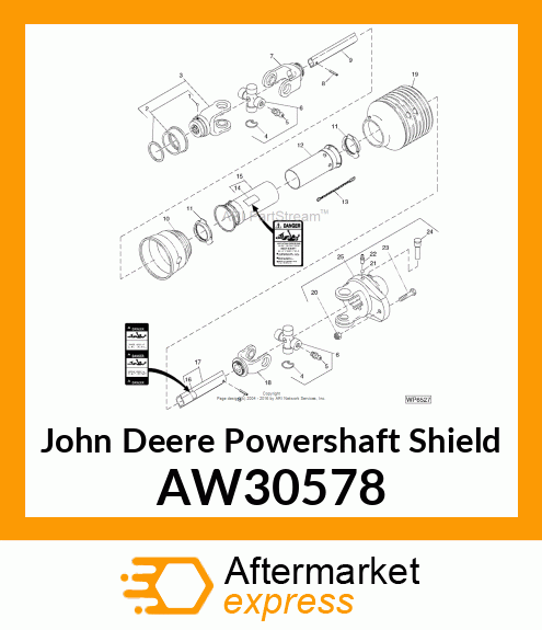 POWERSHAFT SHIELD, SHIELD ASSEMBLY, AW30578