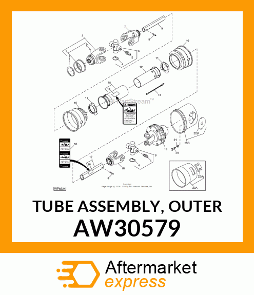 TUBE ASSEMBLY, OUTER AW30579