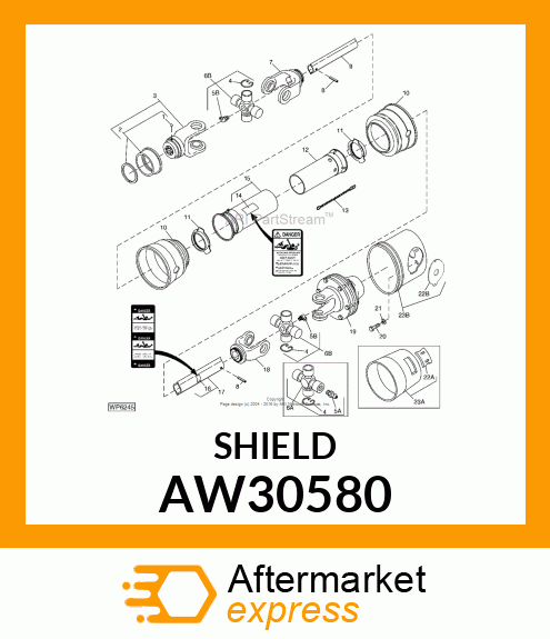 SHIELD ASSEMBLY, OUTER AW30580