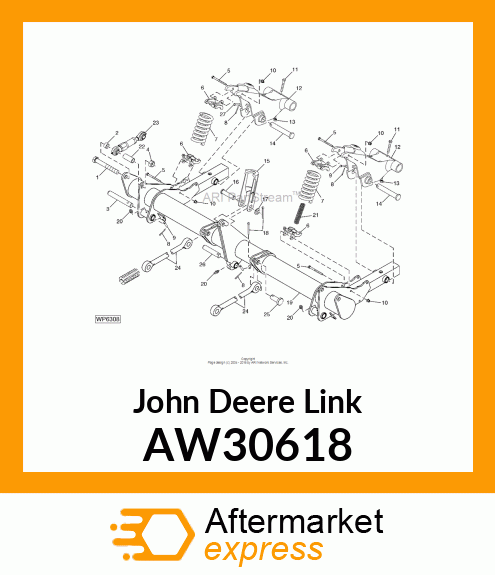 LINK, LINKAGE, AXLE AW30618