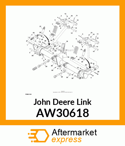 LINK, LINKAGE, AXLE AW30618