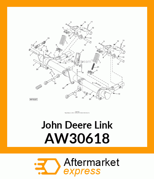 LINK, LINKAGE, AXLE AW30618