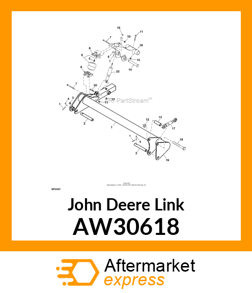 LINK, LINKAGE, AXLE AW30618