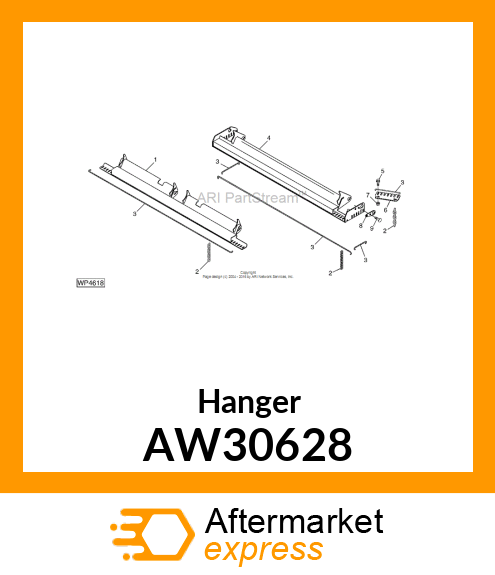 HANGER CHAIN, RIGHT AW30628