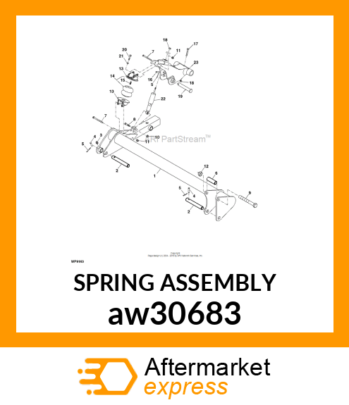 ABSORBER, SPRING, AIRBAG AW30683