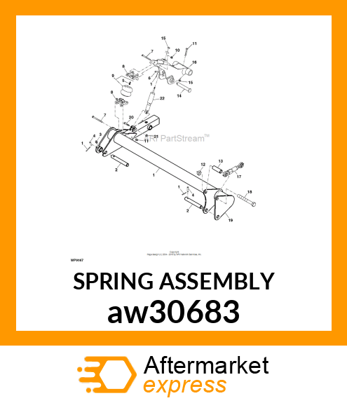 ABSORBER, SPRING, AIRBAG AW30683