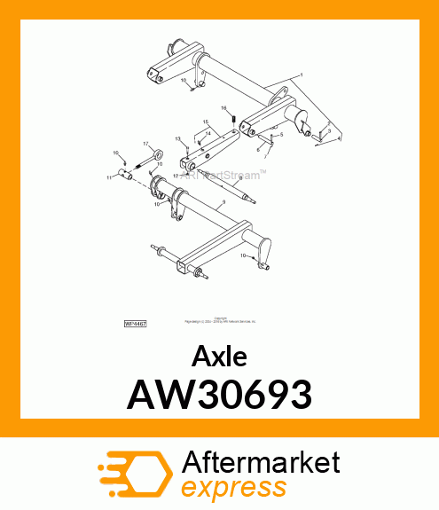 Axle AW30693