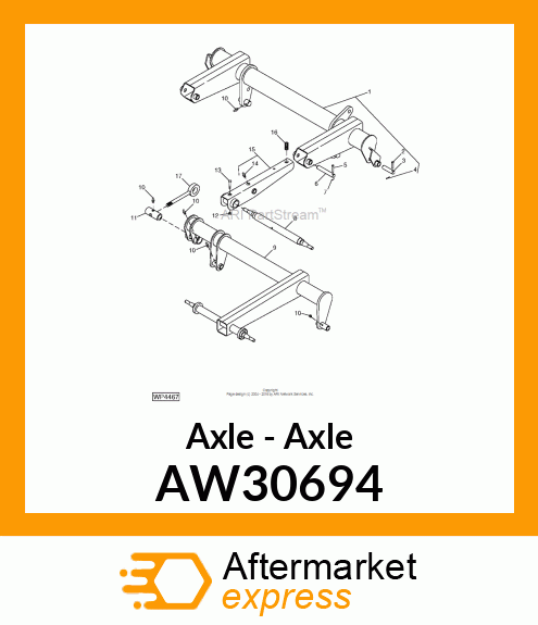 Axle AW30694