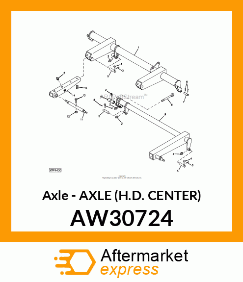 Axle AW30724