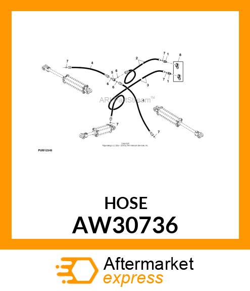 HYDRAULIC HOSE AW30736