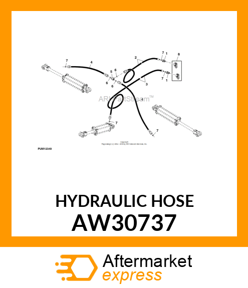 HYDRAULIC HOSE AW30737