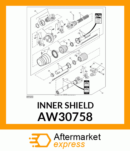 INNER SHIELD AW30758