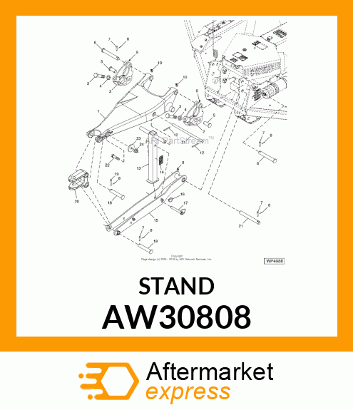 STAND, PARKING STAND AW30808